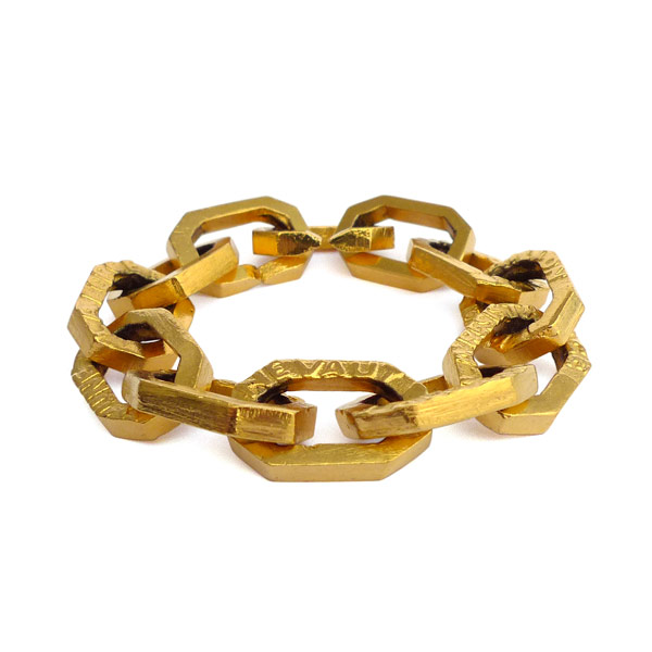The Weeker Link - Guilded Bronze Bracelet by Line Vautrin